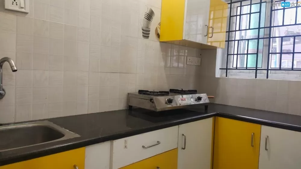 Fully Furnished House with Modular Kitchen in Teachers Colony in HSR Layout