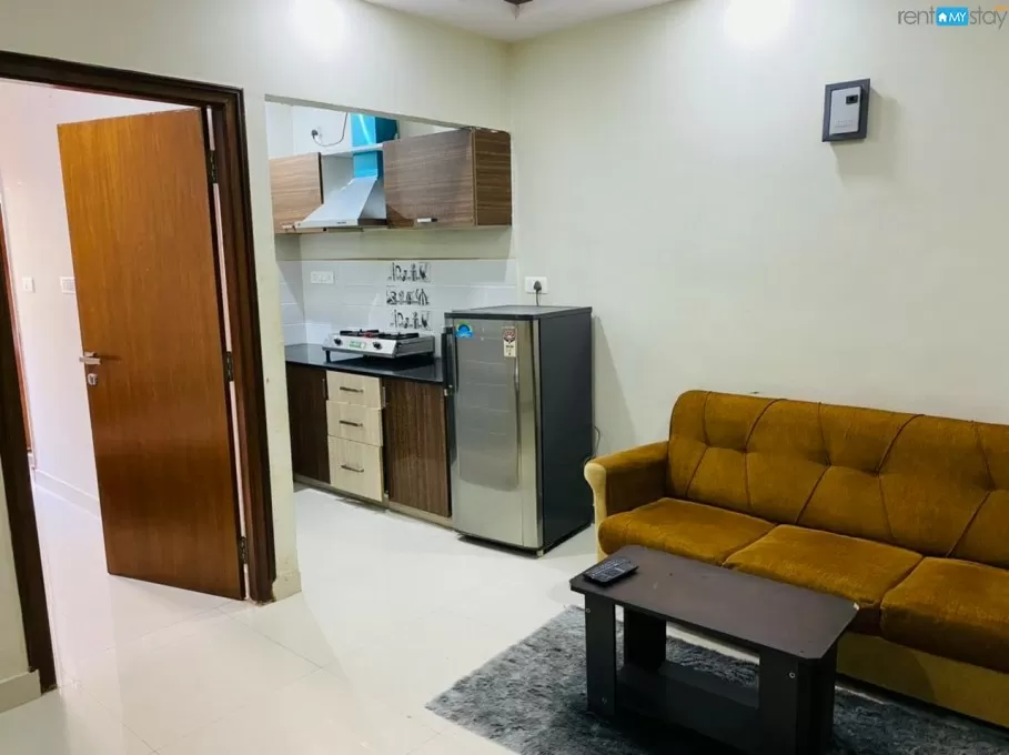 Fully Furnished Couple Friendly 1BHK Flat Near Taverekere in BTM Layout