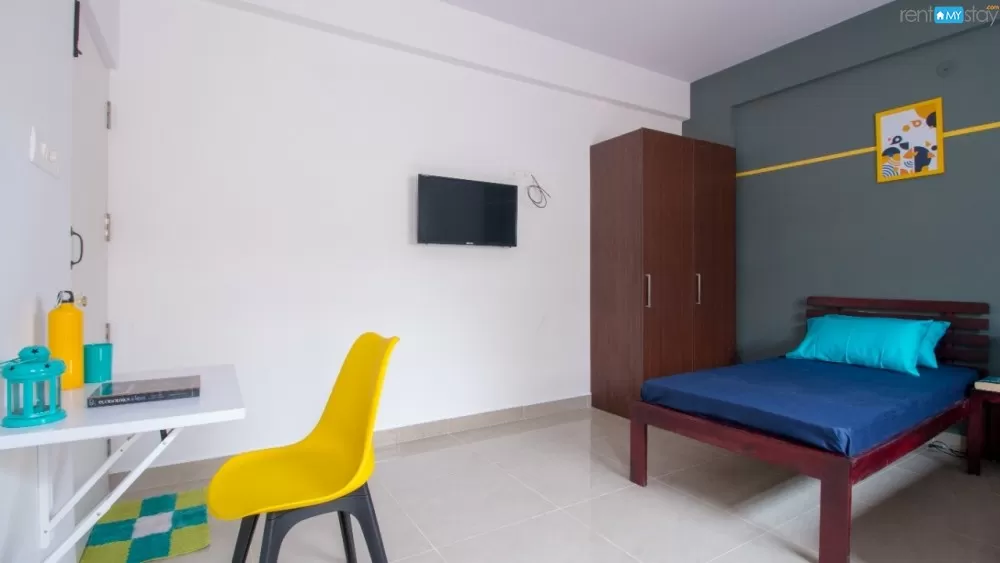 Entire furnished room wit attached balcony @ Ecity in Bengaluru