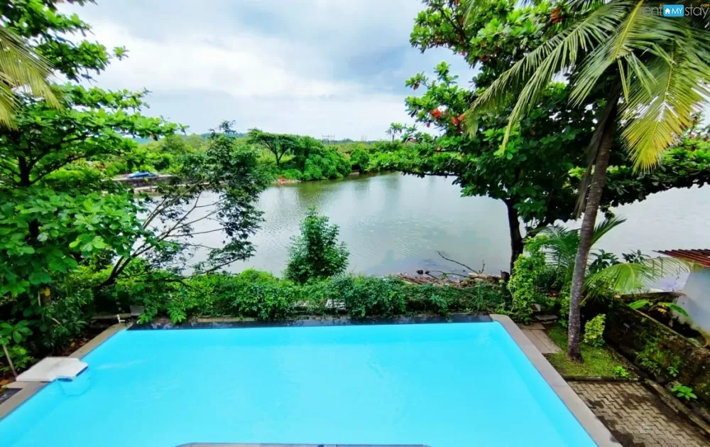 3 bhk villa with private pool & River view in Ribander