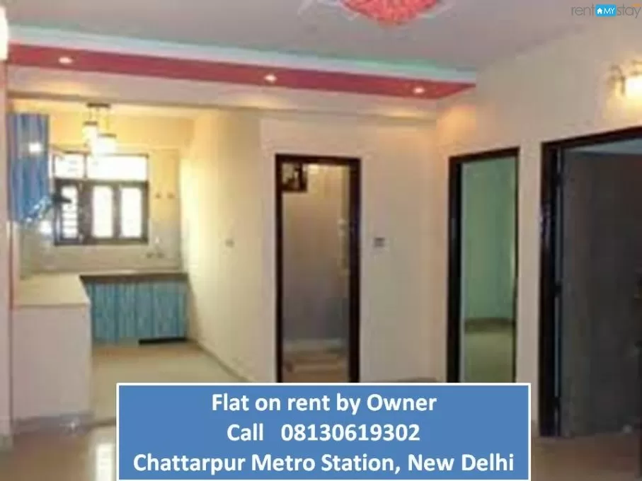 1bhk flat furnished by owner in chattarpur in Delhi