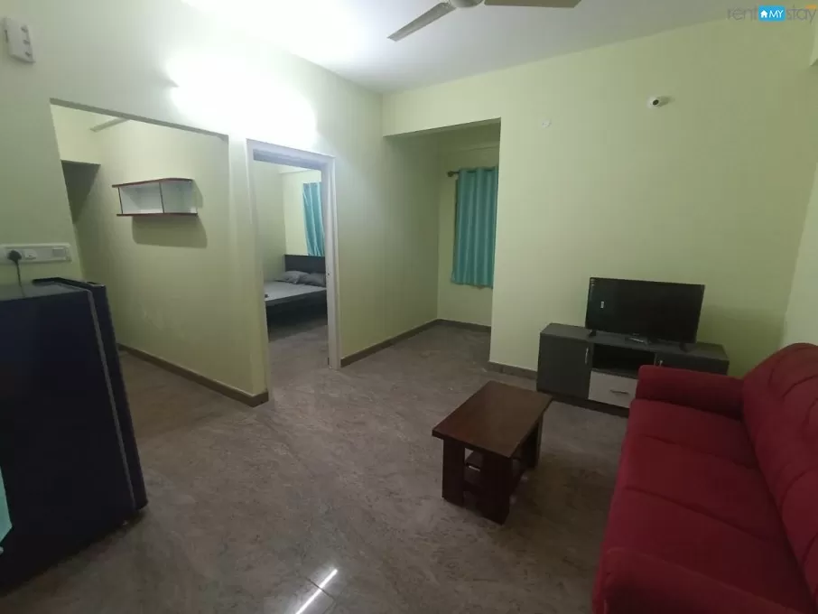 Fully furnished 1bhk flat for long term stay in marathahalli in Marathahalli