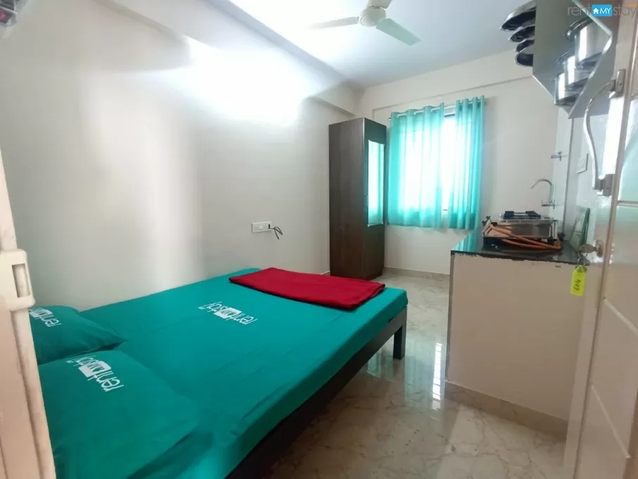 Fully furnished 1Rk flat for flexi stay in BTM Layout