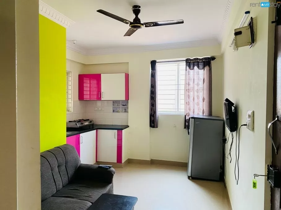 Fully furnished 1bhk house on rent in BTM Layout
