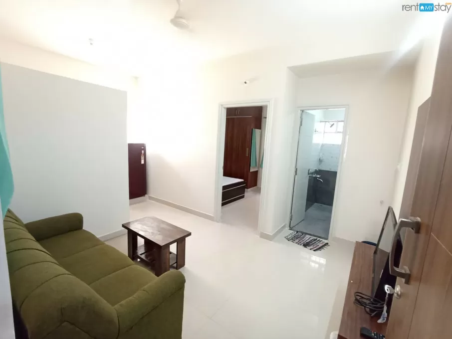 No Restrictions Fully furnished flat 1 BHK near ITI Layout
